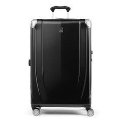Travelpro Pathways 3 Hardside Expandable Luggage, 8 Spinner Wheels, Lightweight Hard Shell Suitcase ( Black Knight , Checked Large 28 Inch ) Black Knight Checked Large 28 Inch U10