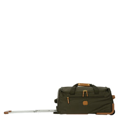 Bric's X-travel 21" Carry-On Rolling Duffle ( Olive , One Size ) Olive One Size U1