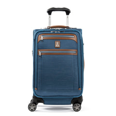Travelpro Platinum Elite Softside Expandable Carry on Luggage, 8 Wheel Spinner Suitcase, USB Port, Suiter, Men and Women, Carry On 21-Inch ( Coastal Blue , Carry-On 21-Inch ) Coastal Blue Carry On 21 Inch U7