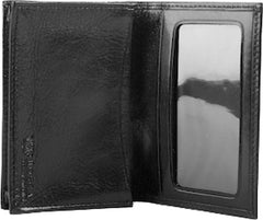 Bosca Men's Old Leather Collection - Gusseted Card Case Black One Size U2