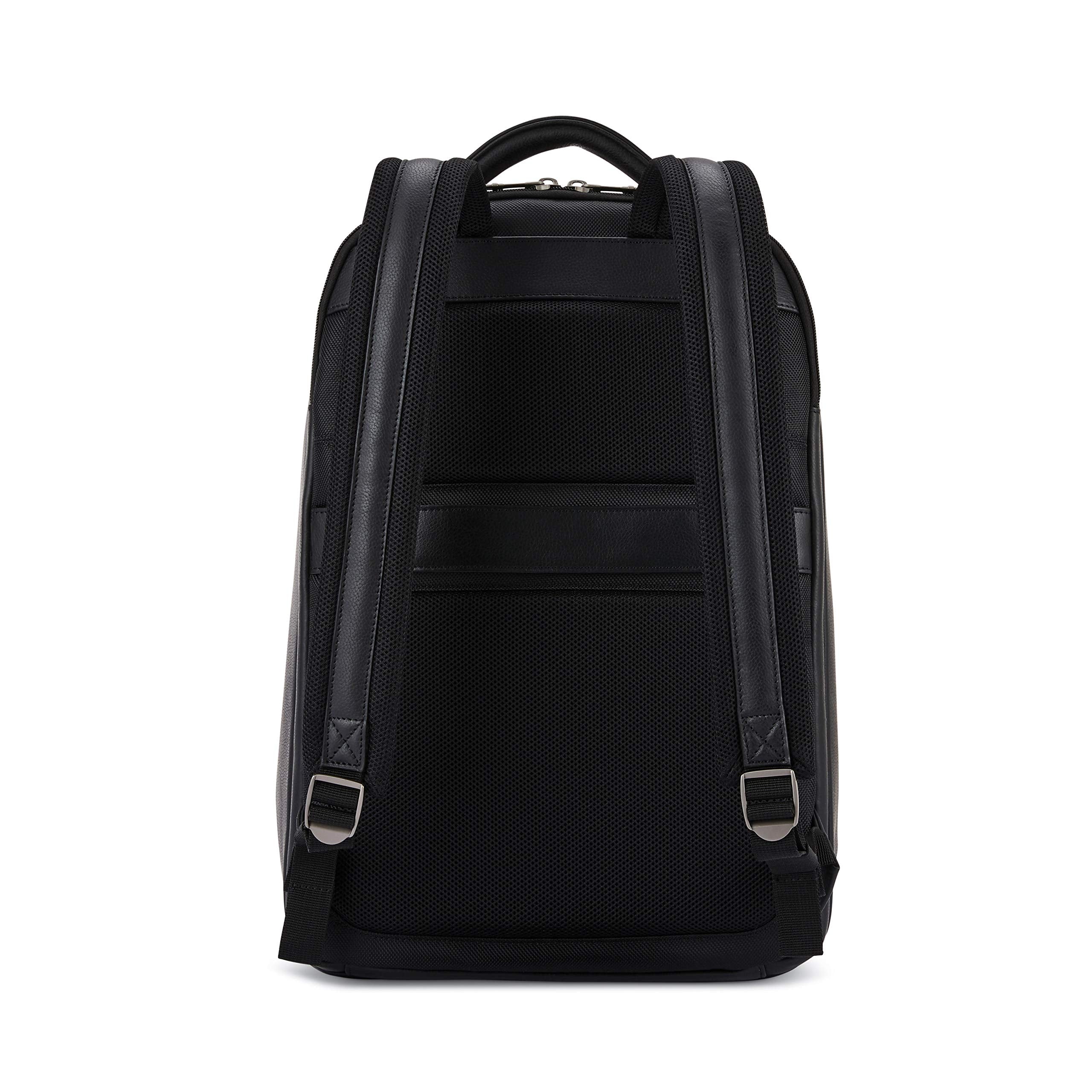 Samsonite Classic Leather Backpack ( Black , One Size ) Black One Size U2