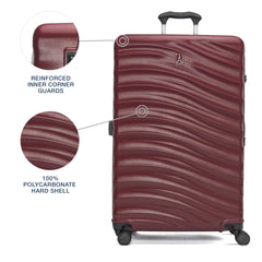 Travelpro Maxlite Air V2 Hardside Expandable Luggage, 8 Spinner Wheels, Lightweight Hard Shell Suitcase, TSA lock ( Cabernet , Checked Large 28-Inch ) Cabernet Checked Large 28 Inch U2