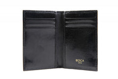 Bosca Men's Genuine Leather 8 Pocket Credit Card Case U1