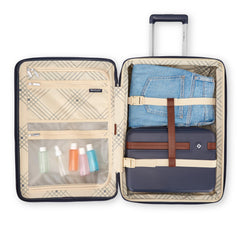 Samsonite Virtuosa Hardside Train Case, Crossbody Travel Makeup Case with Removable Strap ( Navy , One Size ) Navy One Size U1