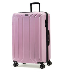 NONSTOP New York Elite Luggage Expandable Lightweight Spinner Wheels hard side shell Travel Suitcase Set, TSA Lock, Double USB Port, 3 packing cubes ( Blush Pink , 3-piece Set (20/24/28) ) Blush Pink 3 Piece Set 20 24 28 U6