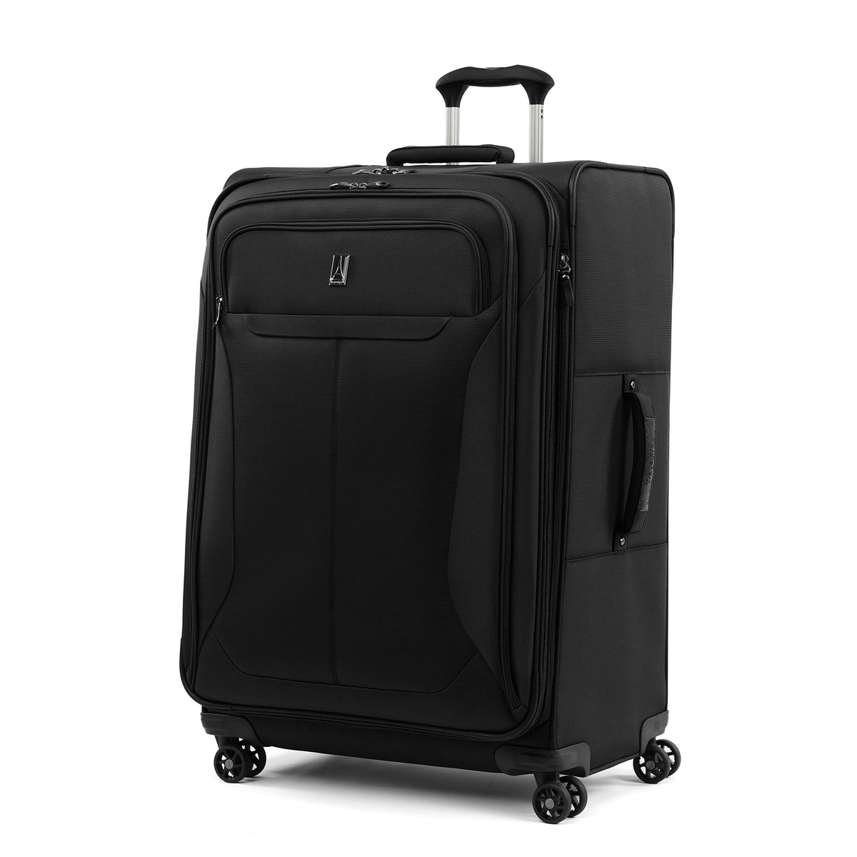 Travelpro Tourlite Softside Expandable Luggage with 4 Spinner Wheels, Lightweight Suitcase, Men and Women ( Black , Checked-Large 29-Inch ) Black Checked Large 29 Inch U13