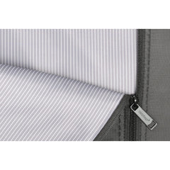 WallyBags Garment Bag 60-Inch Premium Tri-Fold Travel Exterior Pocket Black - B1, Bride embroidery 60 Inch U4