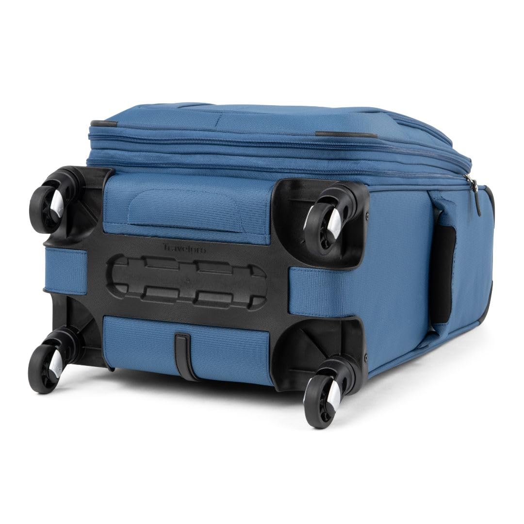 Travelpro Maxlite 5 Softside Expandable Luggage with 4 Spinner Wheels, Lightweight Suitcase, Men and Women ( Ensign Blue , Carry-on 21-Inch ) Ensign Blue Carry On 21 Inch U43