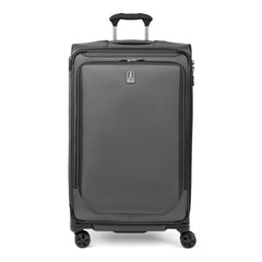 Travelpro Crew Classic Lightweight Softside Expandable Luggage, 2 Wheel Upright Rollaboard Suitcase, Men and Women ( Titanium Grey , Checked Large 29-Inch ) Titanium Grey Checked Large 29 Inch U4
