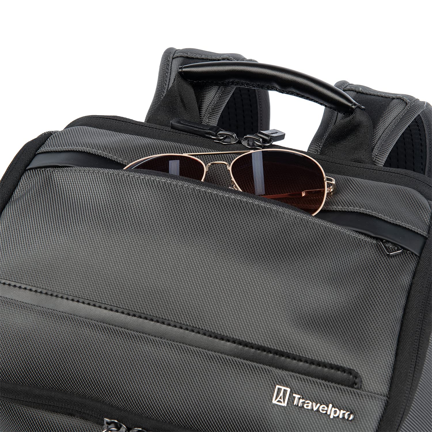 Travelpro Crew Executive Choice 3 Large Backpack Fits Up to 15.6 Laptops and Tablets, USB a and C Ports, Men and Women ( Titanium Grey , Medium ) Titanium Grey Medium U5