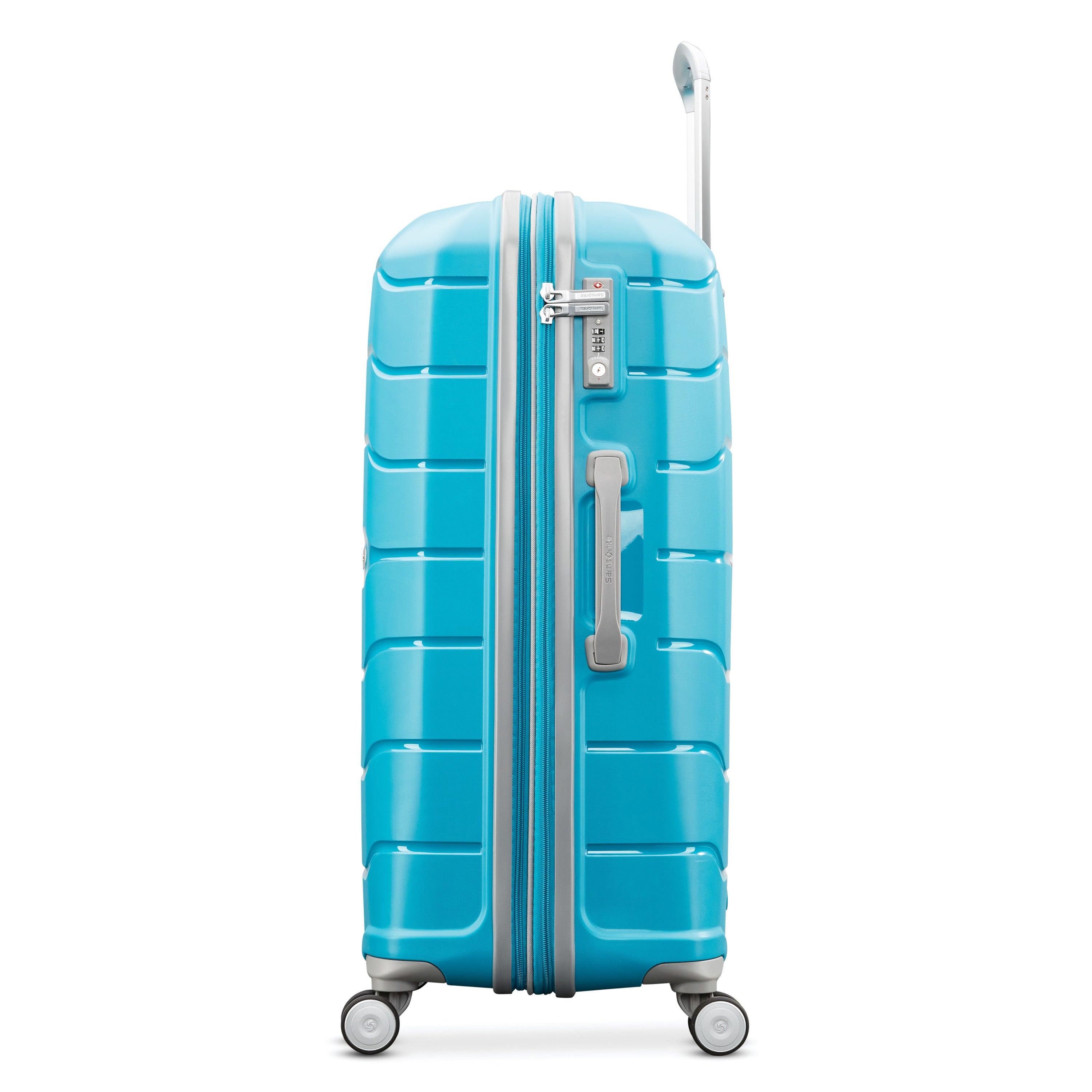 Samsonite Freeform Hardside Expandable with Double Spinner Wheels ( Ocean Blue , Checked-Large 28-Inch ) Ocean Blue Checked Large 28 Inch U1