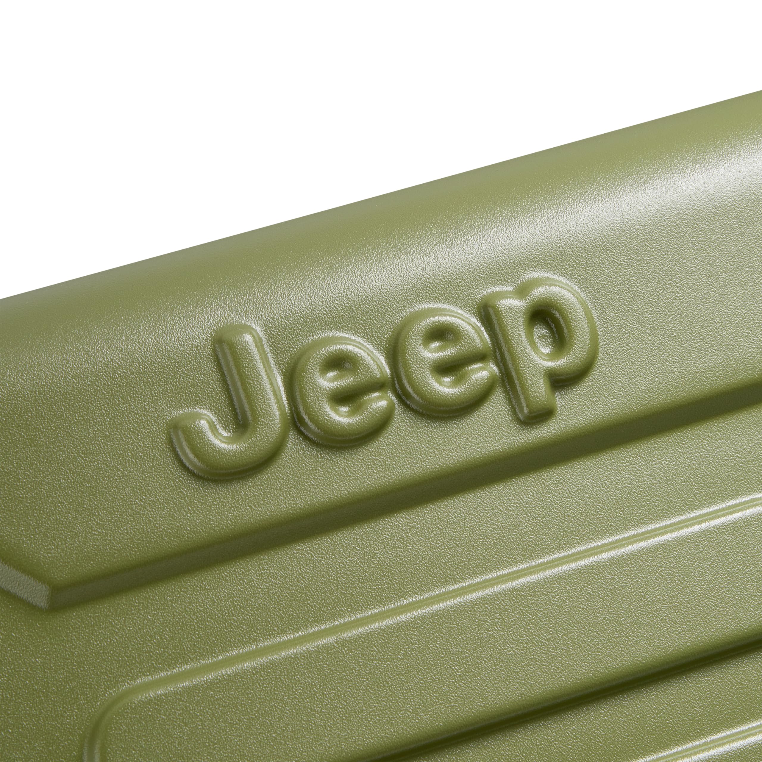 Jeep JH004C Hardside Expandable Luggage with Spinner Wheels ( Avocado , Checked-Medium 24 Inch ) Avocado Checked Medium 24 Inch U1