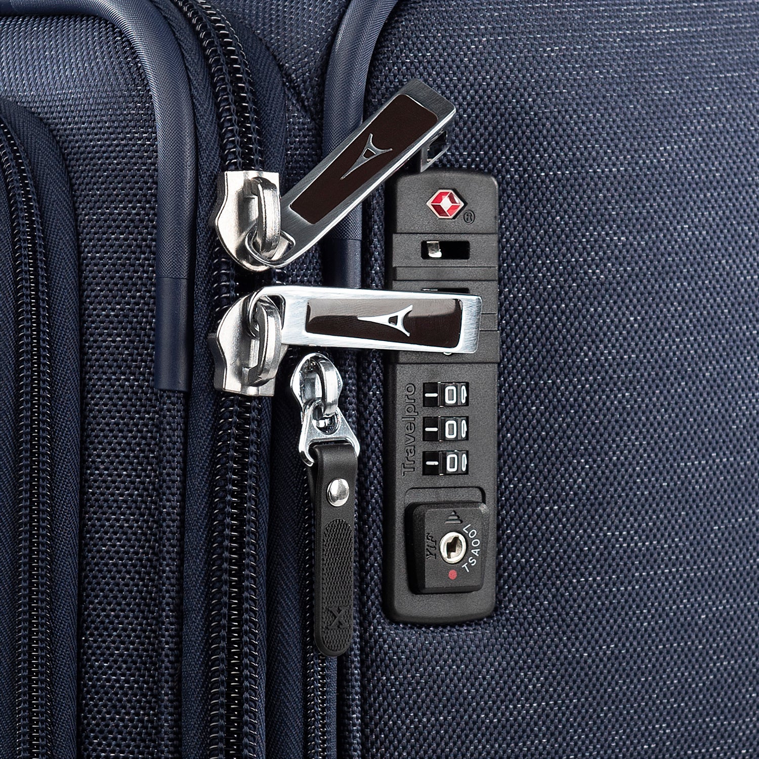 Travelpro Platinum Elite Softside Expandable Luggage, 8 Wheel Spinner Suitcase, USB Port, Suiter, Men and Women True Navy Checked Medium 25 Inch U1