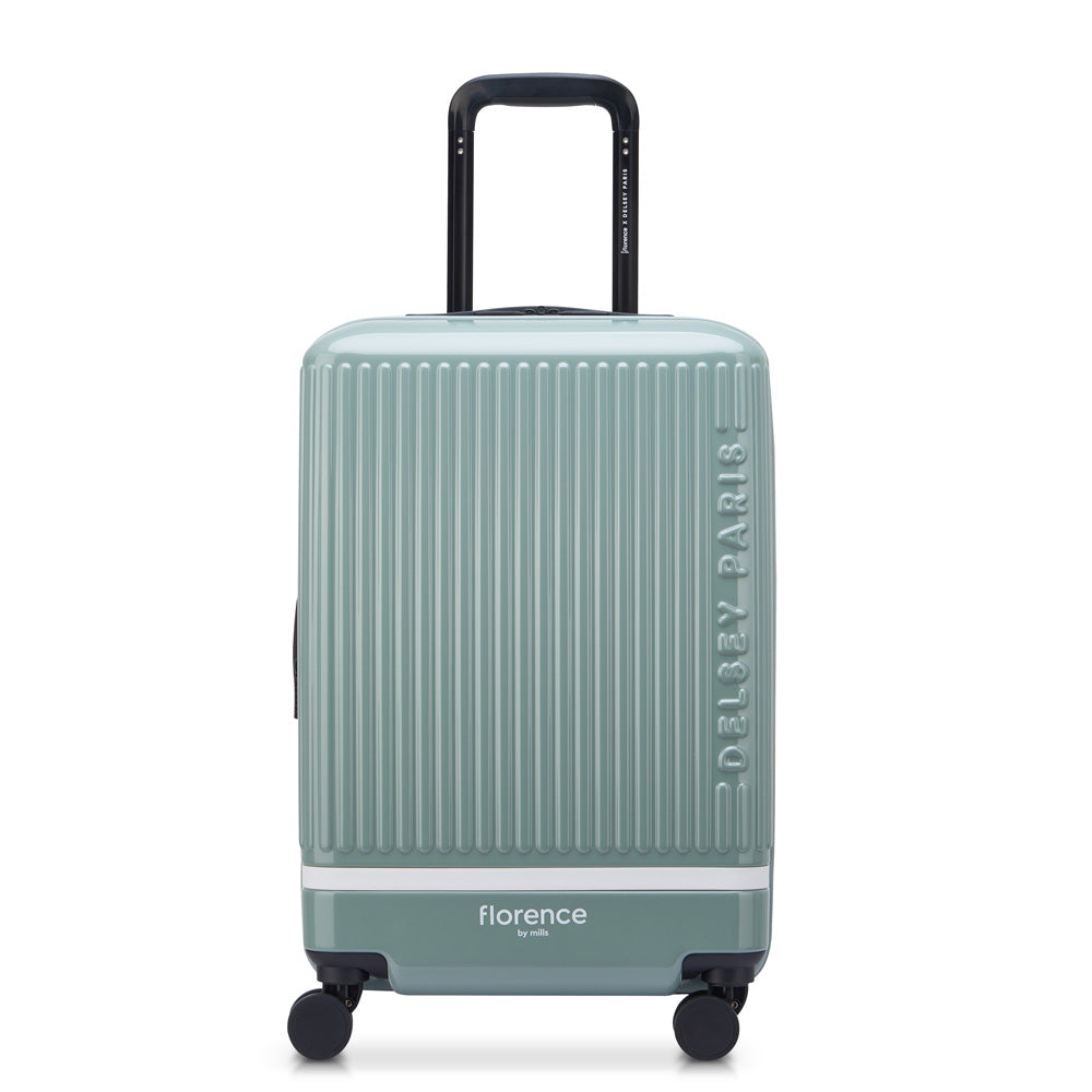 florence by mills x DELSEY PARIS Spin Me Away Expandable 20" Carry-On Spinner Upright ( Sage Green , 20" Carry-On Spinner ) Sage Green 20 Carry On Spinner U1
