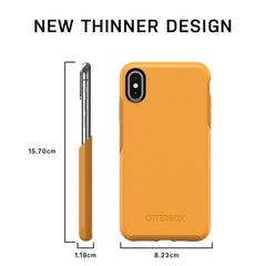 OtterBox iPhone XR Symmetry Series Case - Black, Ultra-Sleek, Wireless Charging Compatible, Raised Edges Protect Camera & Screen BLACK  U1