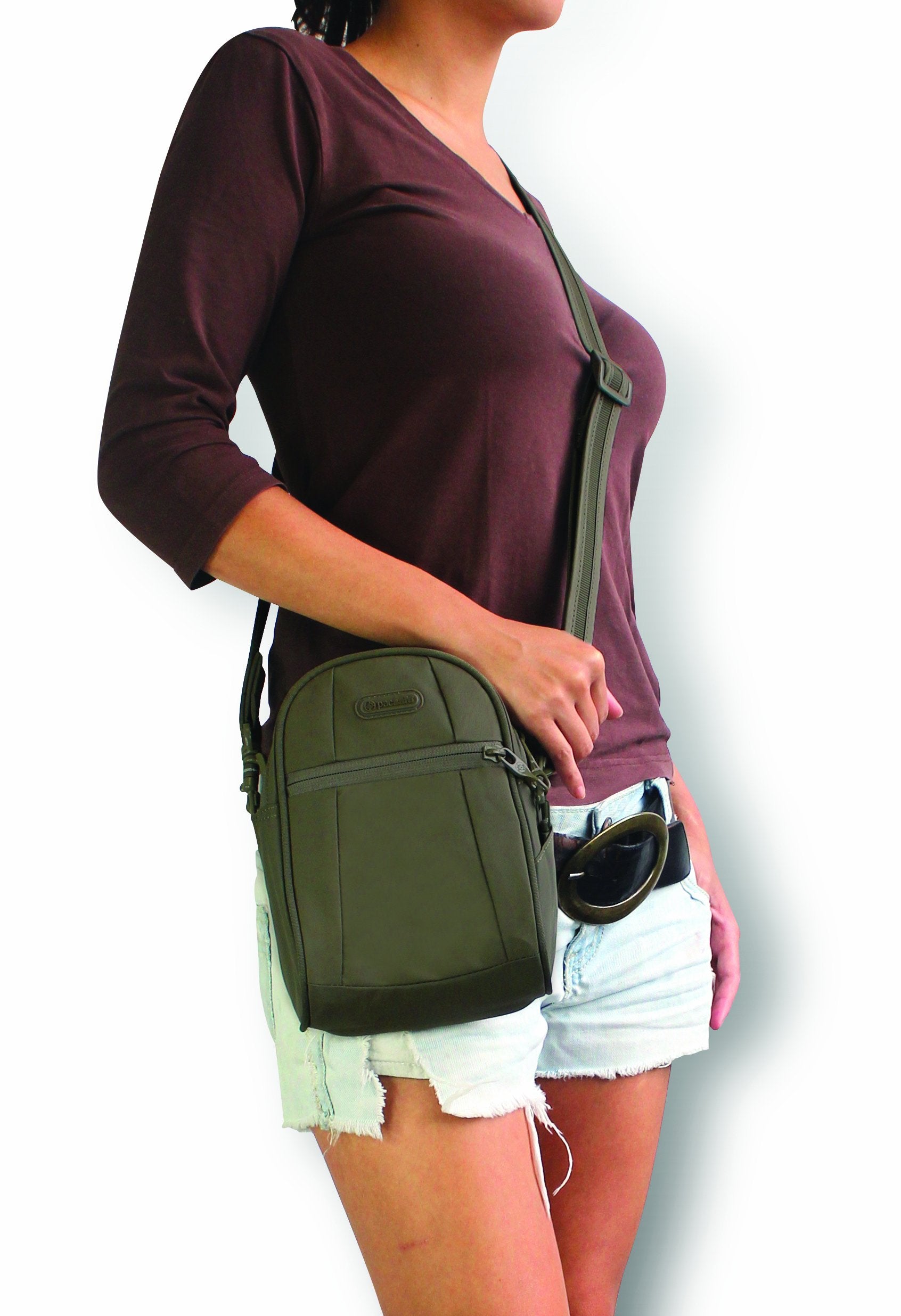 Pacsafe Metrosafe 100 GII Hip and Shoulder Bag Jungle Green One Size U1