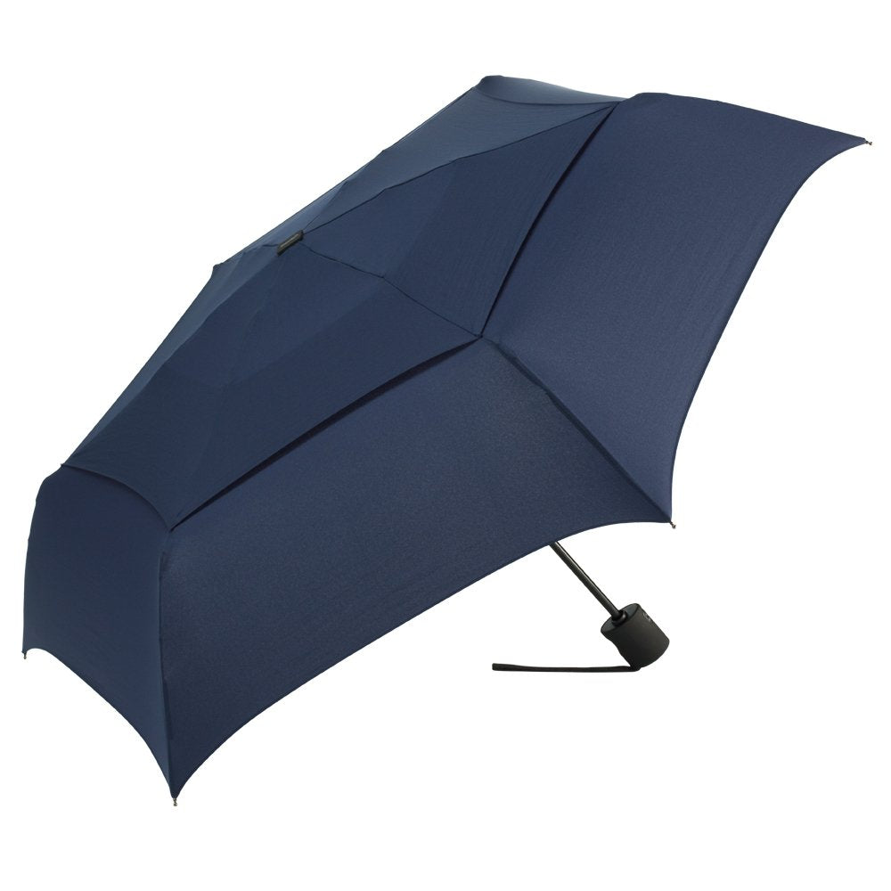 ShedRain Umbrellas Luggage Windpro Flatwear Vented Auto Open and Close Umbrella, Navy, One Size U1