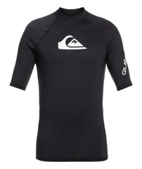 Quiksilver Boys' All Time Short Sleeve Rashguard, Black 221, X-Small U1