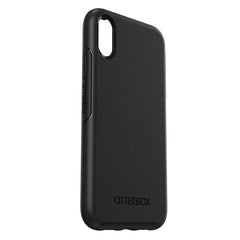 OtterBox iPhone XR Symmetry Series Case - Black, Ultra-Sleek, Wireless Charging Compatible, Raised Edges Protect Camera & Screen BLACK  U1