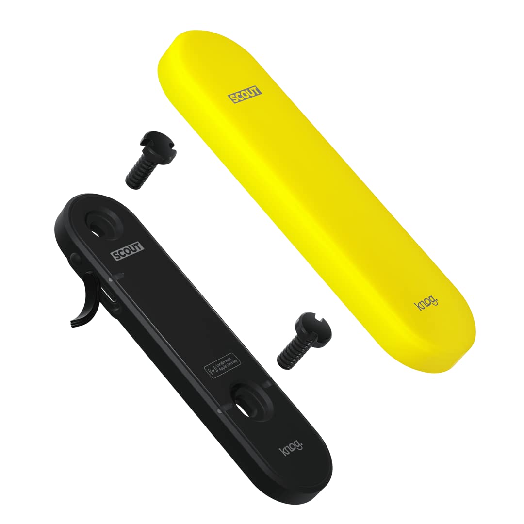 Knog Scout Bike Alarm & Finder, Apple Find My Bicycle Tracker Black One Size U1