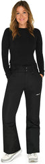 Arctix Women's Insulated Snow Pants, Black, Large Tall U1