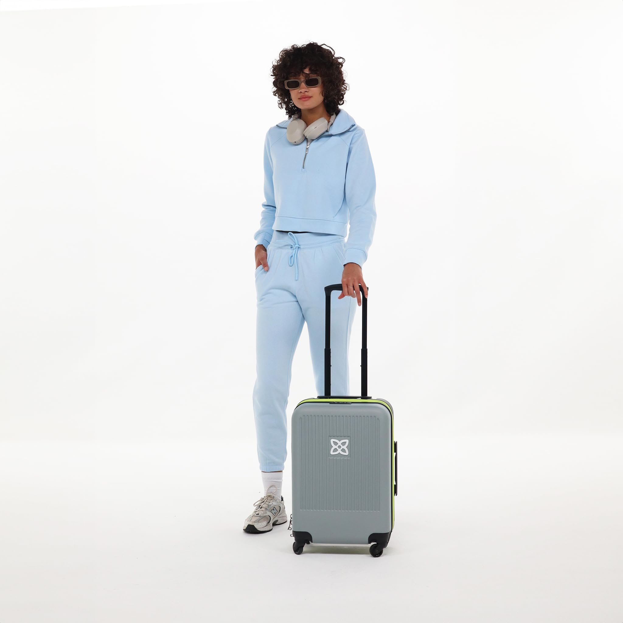 Sherpani Meridian, 22 Inch Carry On Luggage Airline Approved, Rolling Hardside Suitcase 22x14x9, Travel Luggage for Women, Expandable Suitcase, Travel Gift ( St. Lucia , 22-Inch Carry On ) St. Lucia 22 Inch Carry On U1