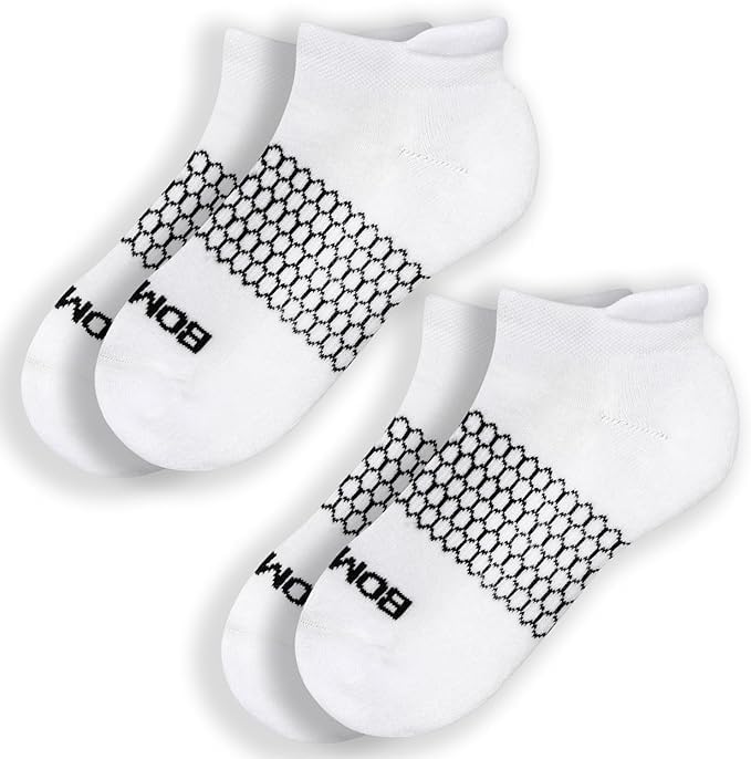 BOMBAS Women's Solids Ankle White Socks Medium (3 Pack) U1