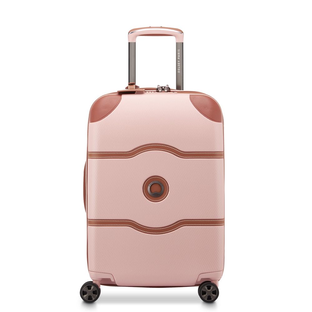 DELSEY PARIS Chatelet Air 2.0 Hardside Luggage with Spinner Wheels, Blush Pink, Carry on 20 Inch Blush Pink Carry-on 20 Inch U2