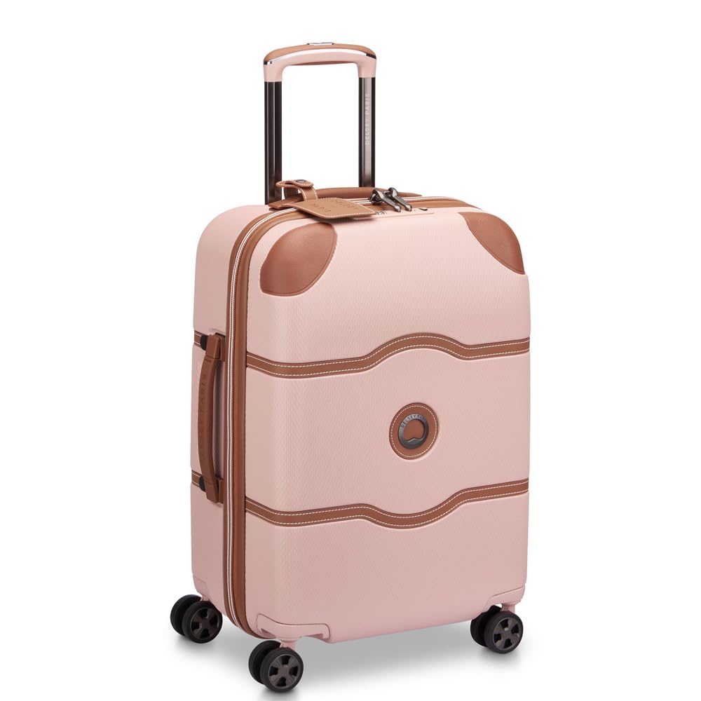 DELSEY PARIS Chatelet Air 2.0 Hardside Luggage with Spinner Wheels, Blush Pink, Carry on 20 Inch Blush Pink Carry-on 20 Inch U2