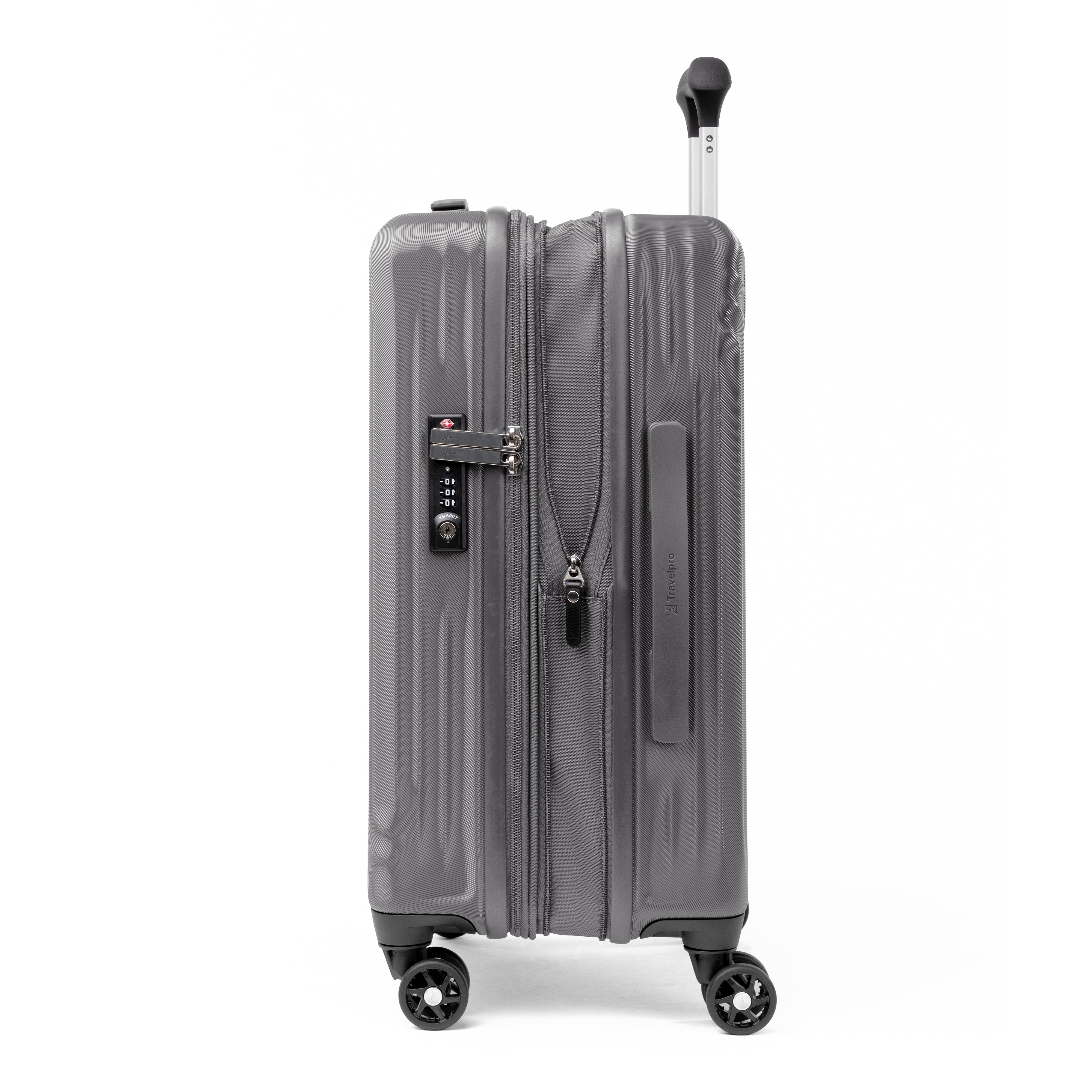 Travelpro Maxlite Air Hardside Expandable Luggage, 8 Spinner Wheels, Lightweight Hard Shell Polycarbonate ( Shadow Grey , Carry-On 21-Inch ) Shadow Grey Carry On 21 Inch U5