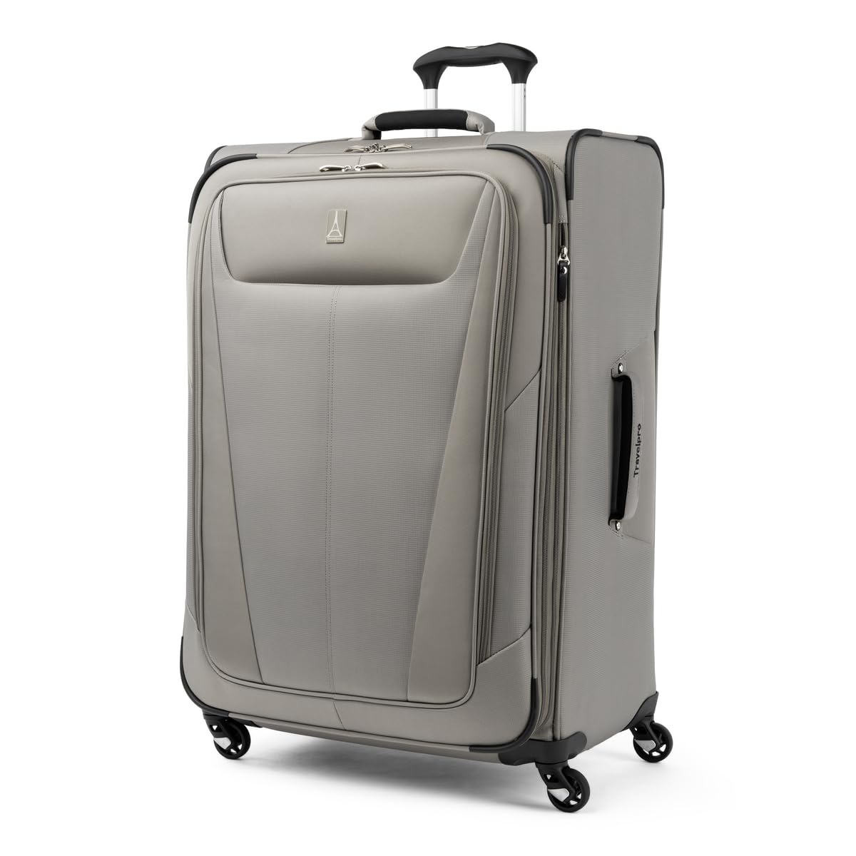 Travelpro Maxlite 5 Softside Expandable Luggage with 4 Spinner Wheels, Lightweight Suitcase, Men and Women ( Champagne , Checked-Large 29-Inch ) Champagne Checked Large 29 Inch U3