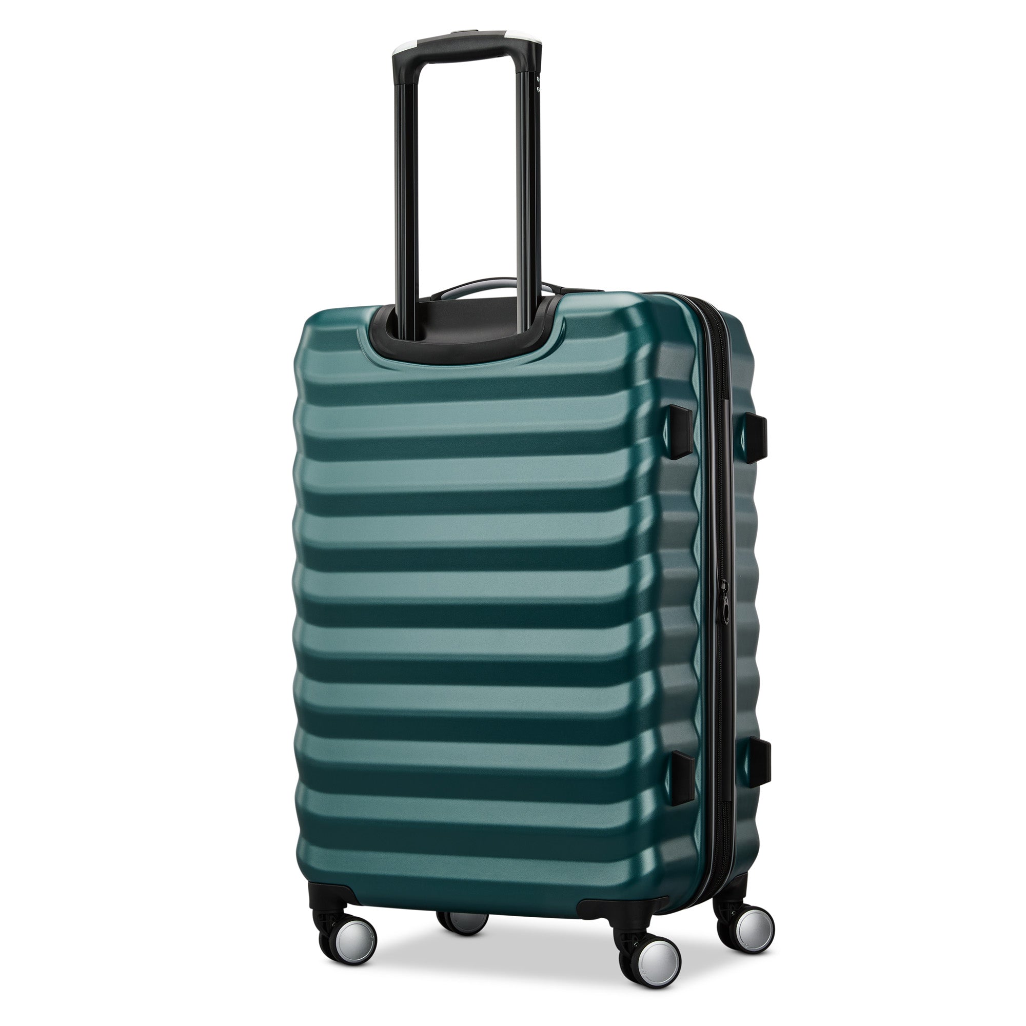 Samsonite Hard-Sided 24-Inch Lightweight Checked Medium Expandable Element Suitcase: Durable, 360 Spinner Wheels, Adjustable Telescopic Handle, TSA-Approved Lock ( Bistro Green , 24-Inch Checked-Medium ) Bistro Green 24 Inch Checked Medium U2