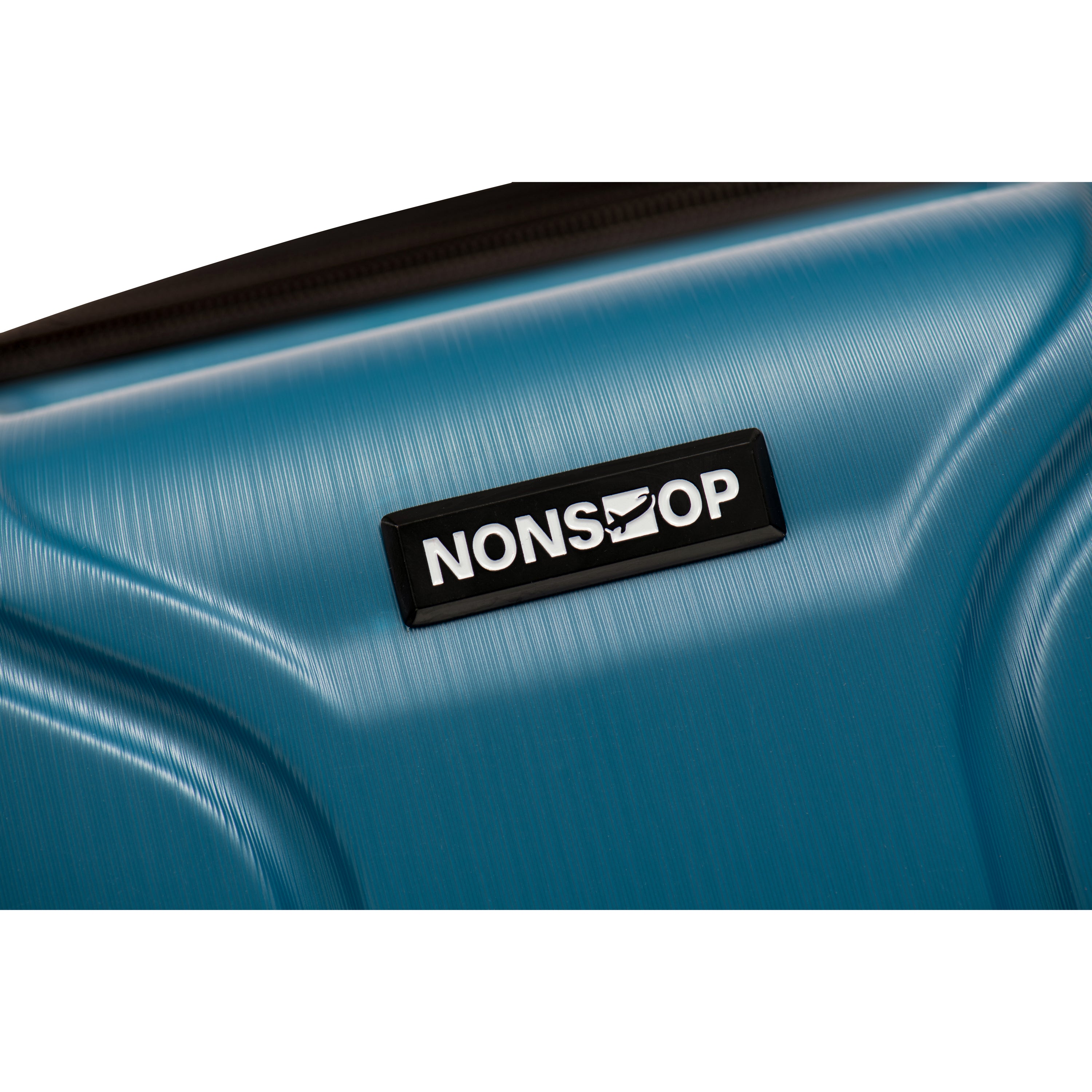 NONSTOP NEW YORK Luggage Expandable Spinner Wheels hard side shell Travel Suitcase Lightweight, TSA Lock, Double USB Port  ( Teal , 3-Piece Set (20/24/28) ) Teal 3 Piece Set 20 24 28 U5