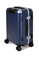 FPM Milano Bank Light Spinner, Durable Luxury Luggage Made in Italy, 4-Wheeled Smooth Dual Spinner Wheels, TSA Lock and Butterfly Clips for Safety ( Indigo Blue , 53 ) Indigo Blue 53 U1
