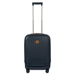 Bric's Taormina 21" Carry-on Expandable Spinner with Pocket ( Blue , One Size ) Blue One Size U1
