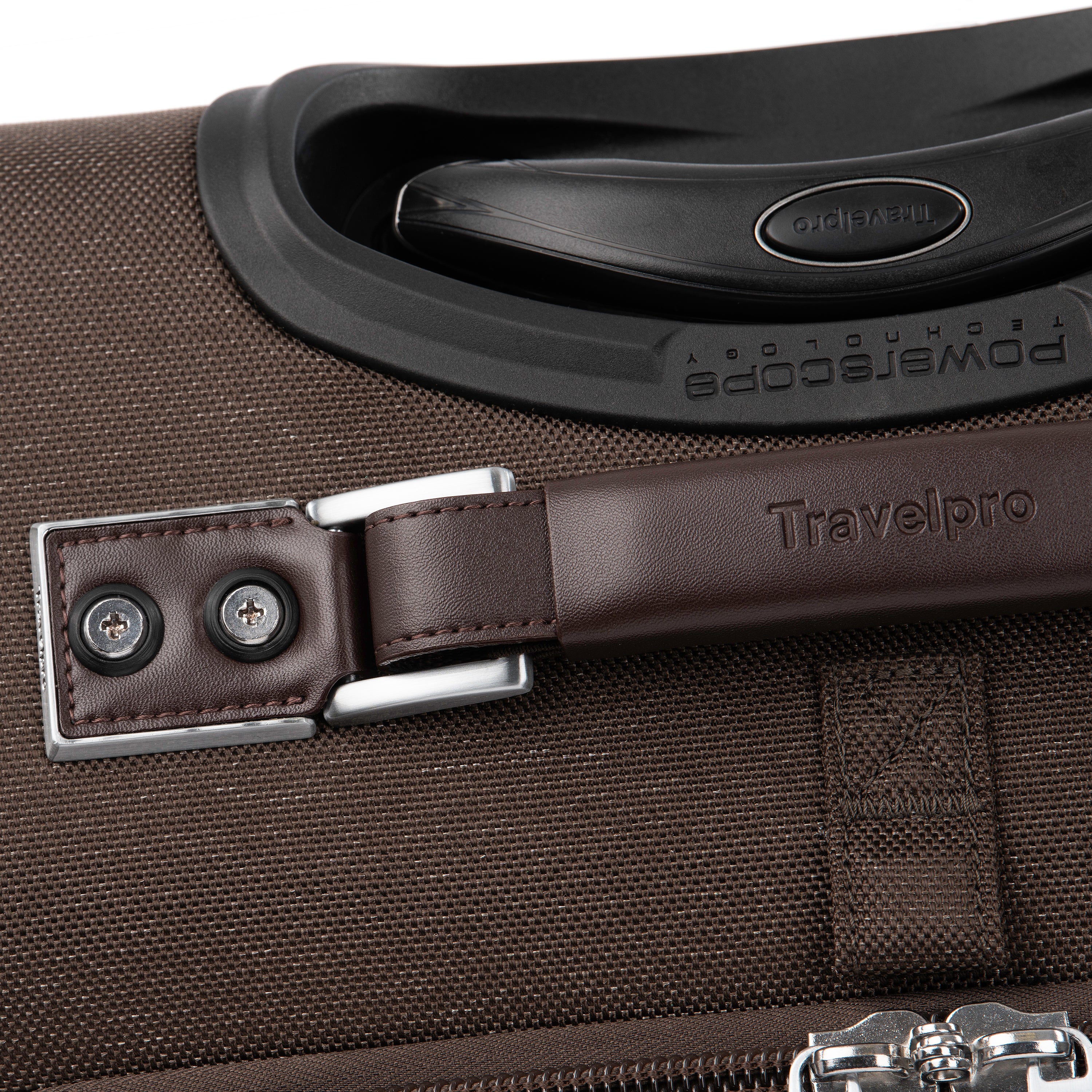 Travelpro Platinum Elite Softside Expandable Luggage, 2 Wheel Upright Suitcase, USB Port, Men and Women ( Rich Espresso , Carry-On 22-Inch ) Rich Espresso Carry On 22 Inch U2