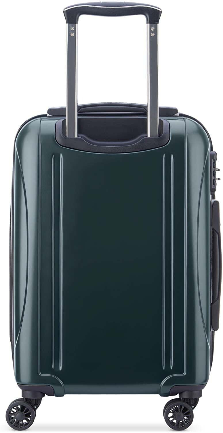 DELSEY Paris Helium Aero Hardside Expandable Luggage with Spinner Wheels Teal Carry On 19 Inch U5