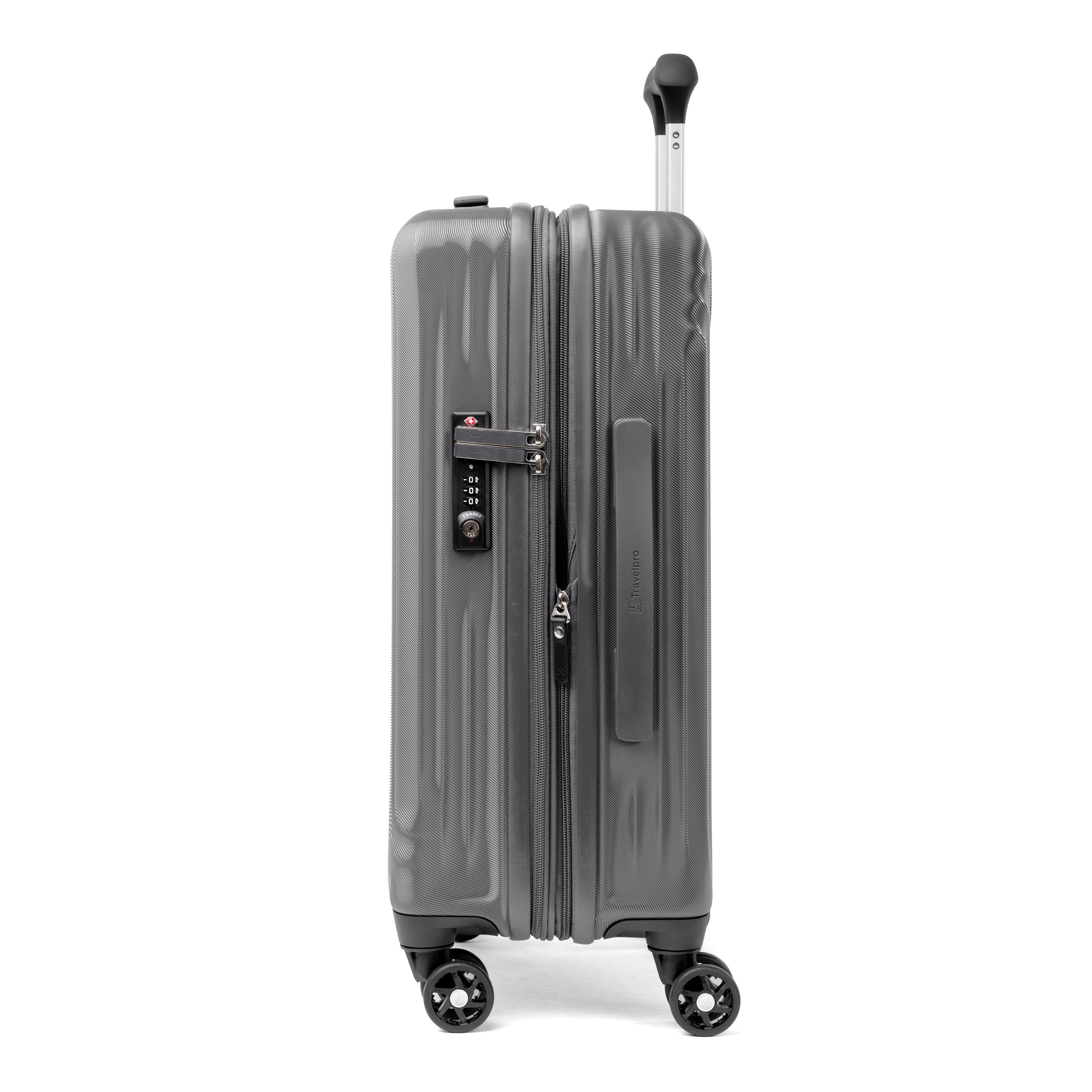 Travelpro Maxlite Air Hardside Expandable Luggage, 8 Spinner Wheels, Lightweight Hard Shell Polycarbonate ( Shadow Grey , Carry-On 21-Inch ) Shadow Grey Carry On 21 Inch U5