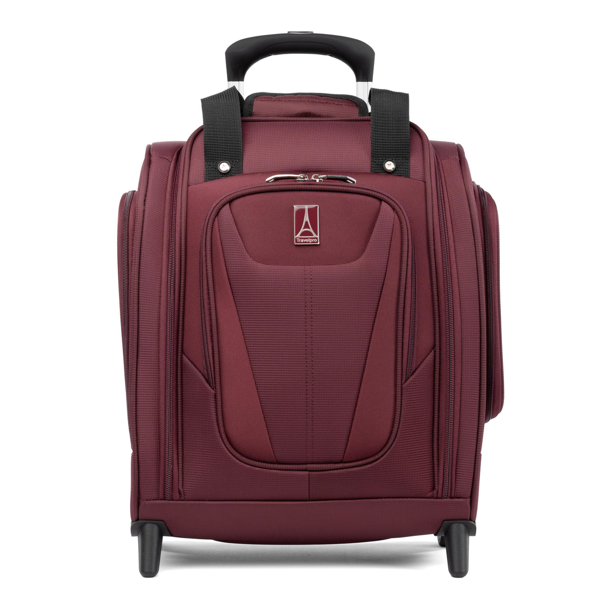 Travelpro Luggage Maxlite 5 Softside Lightweight Rolling Underseat Compact Carry on Upright 2 Wheel Bag, Men and Women ( Burgundy , 15-Inch ) Burgundy 15 Inch U2