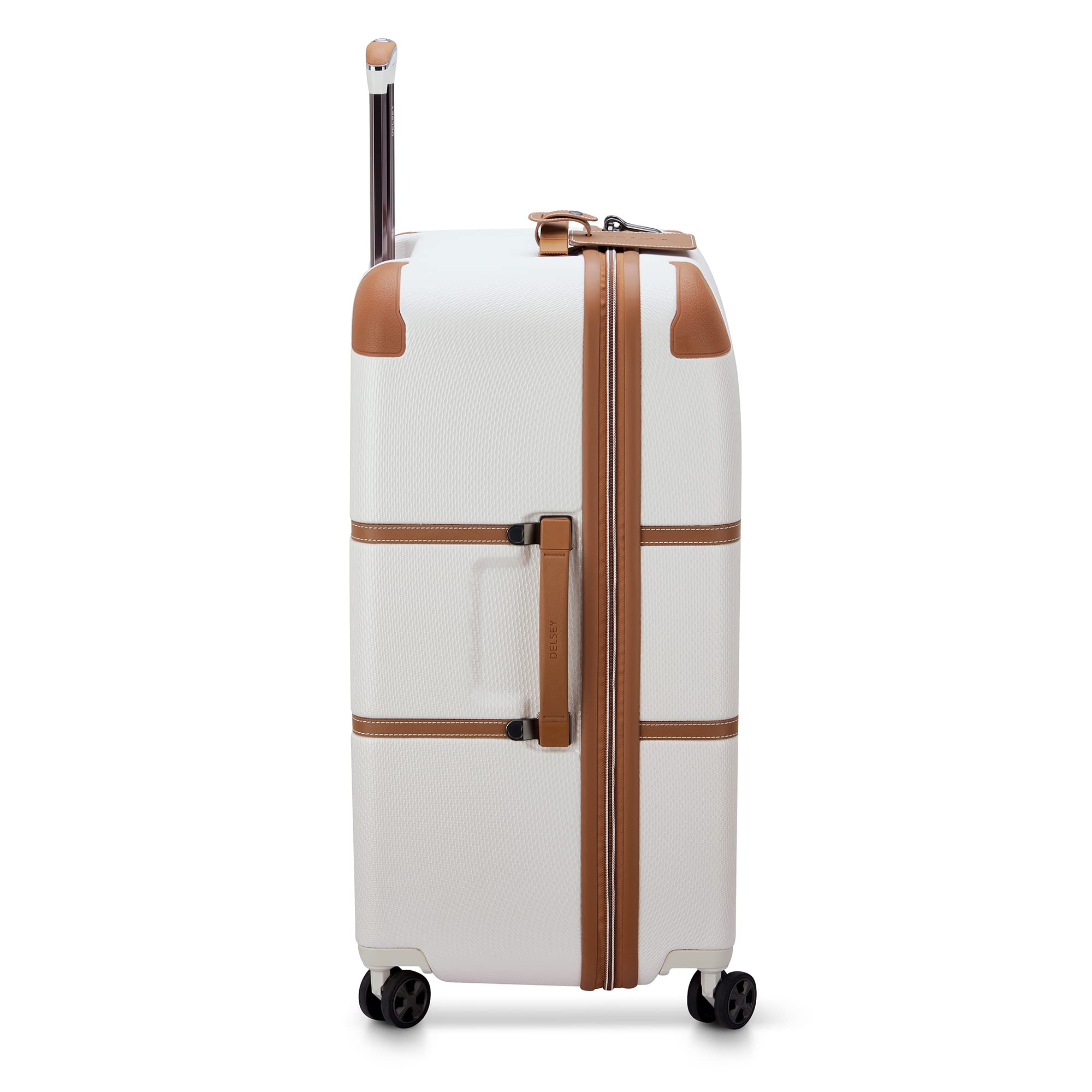 DELSEY Paris Chatelet Air 2.0 Hardside Luggage with Spinner Wheels ( Angora , Checked-26 Inch Trunk ) Angora Checked 26 Inch Trunk U3