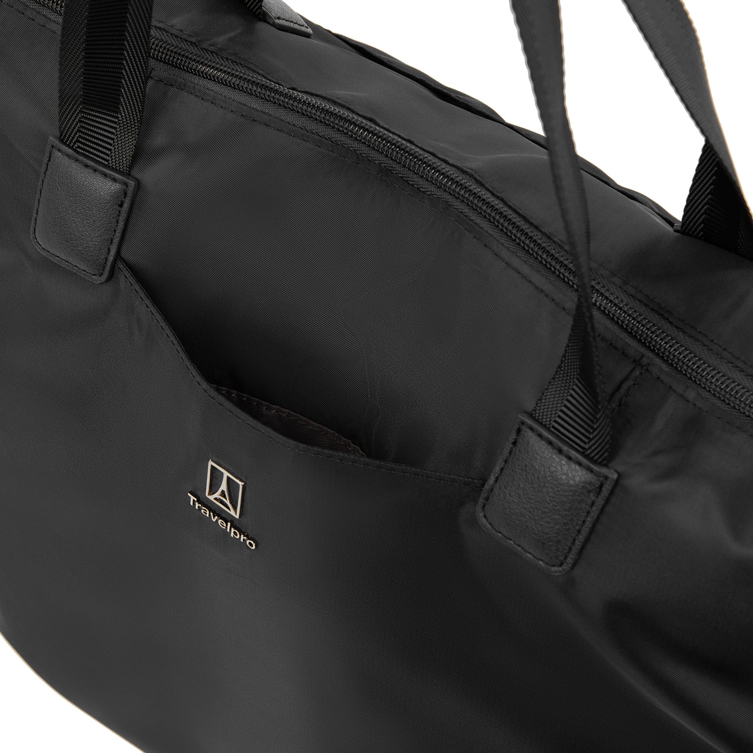 Travelpro Essentials Foldable Tote ( Black , One Size ) Black One Size U7