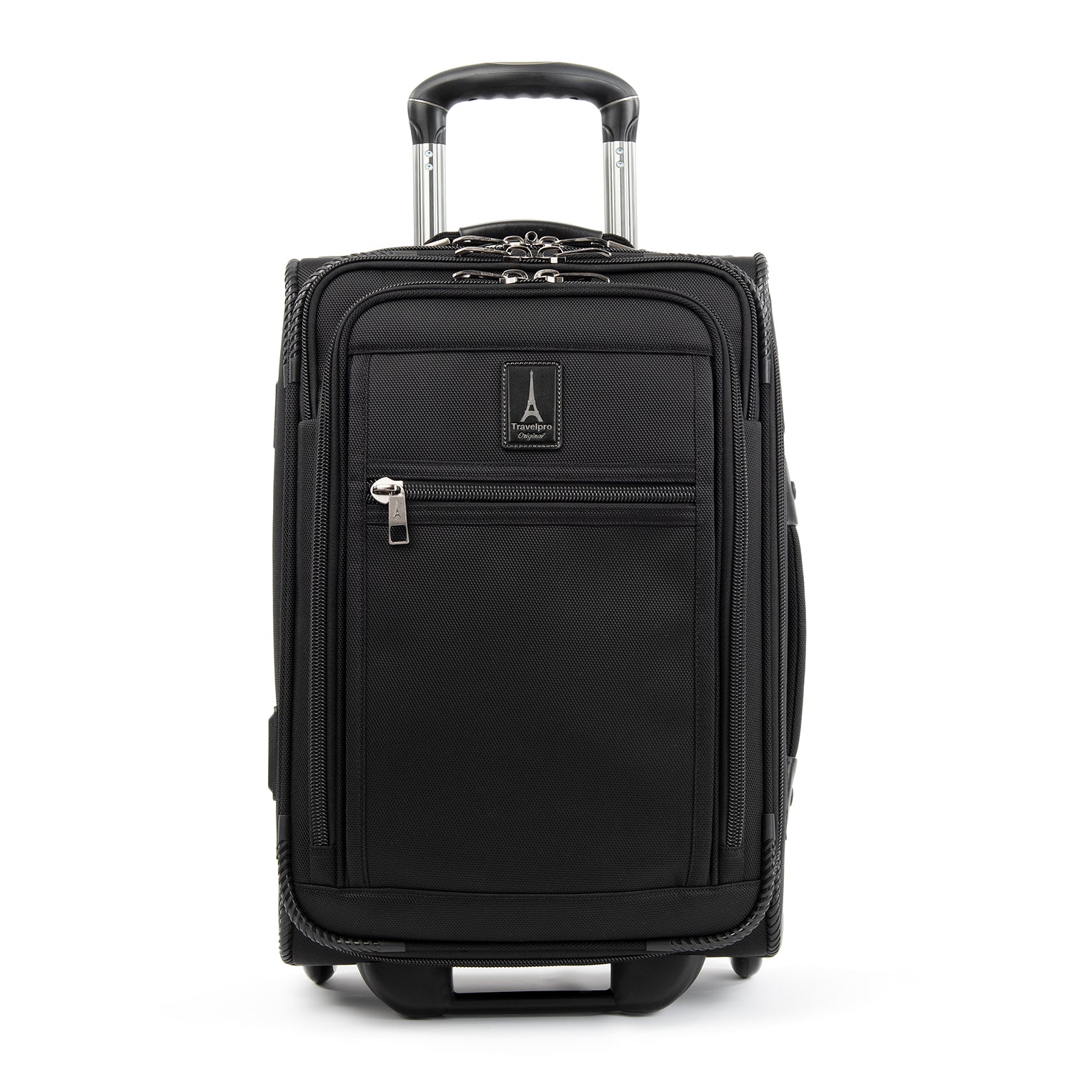Travelpro Crew Expert Global Carry-on Expandable Rollaboard ( Jet Black , One Size ) Jet Black One Size U1