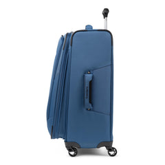 Travelpro Maxlite 5 Softside Expandable Luggage with 4 Spinner Wheels, Lightweight Suitcase, Men and Women ( Ensign Blue , Checked-Medium 25-Inch ) Ensign Blue Checked Medium 25 Inch U17