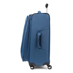 Travelpro Maxlite 5 Softside Expandable Luggage with 4 Spinner Wheels, Lightweight Suitcase, Men and Women ( Ensign Blue , Checked-Medium 25-Inch ) Ensign Blue Checked Medium 25 Inch U37