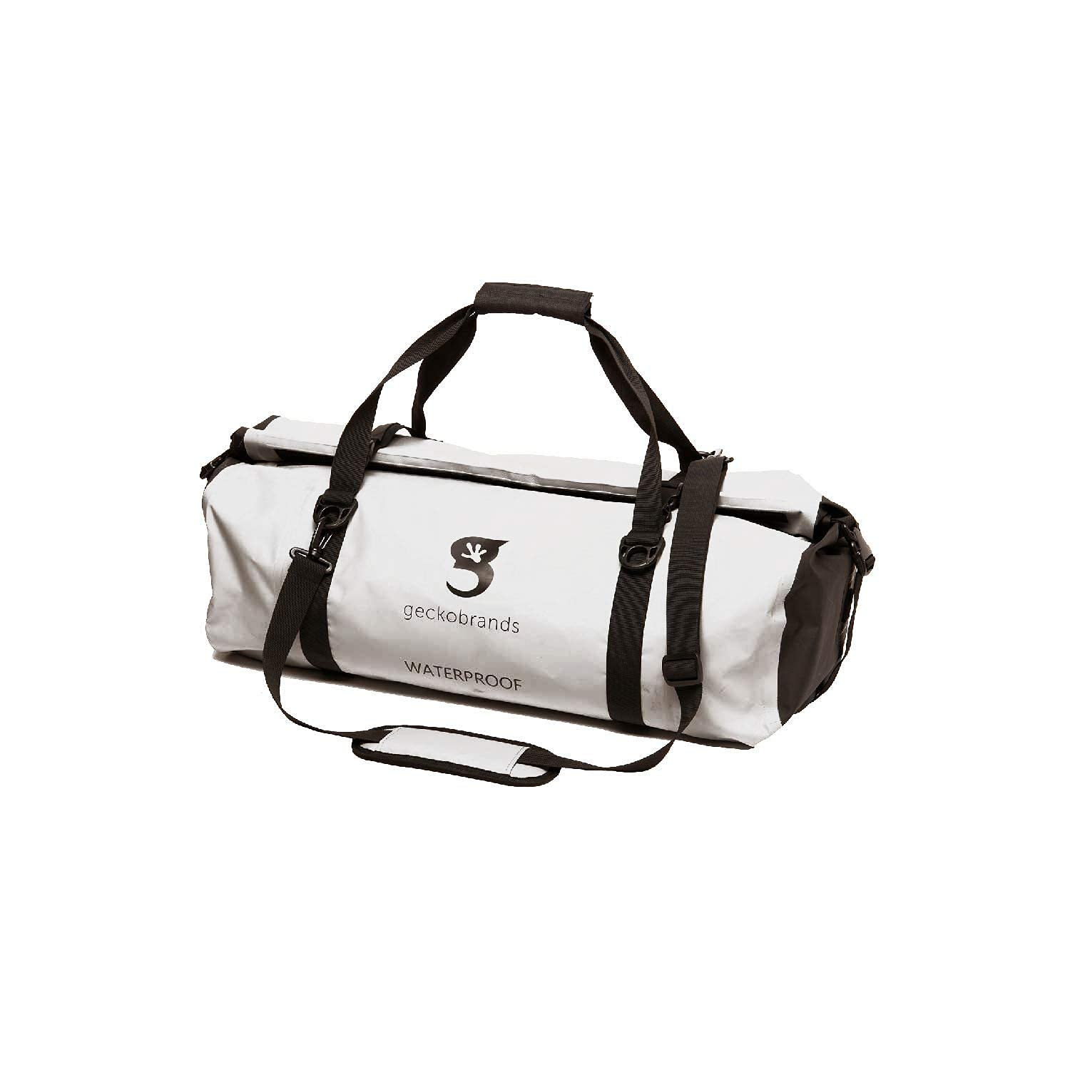 Geckobrands Waterproof 50L PVC Duffel ( White , One Size ) White One Size U1