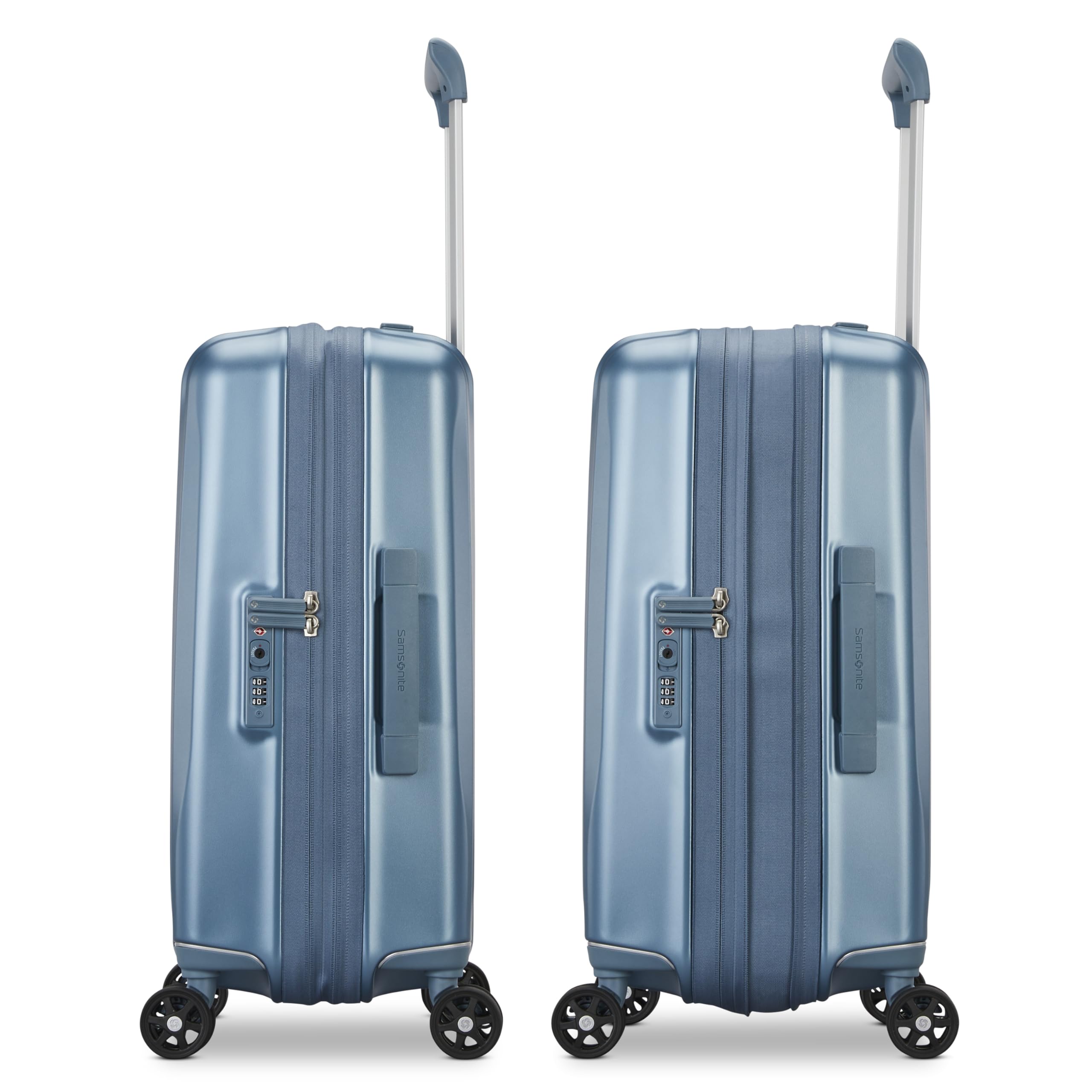Samsonite UpLIFT Hardside Luggage with Spinner Wheels - Airline-Approved, TSA Lock, Adjustable Handle System - Polycarbonate Hard Suitcase for Ultra Lightweight Travel ( Elemental Blue , Checked-X-Large-31-Inch ) Elemental Blue Checked X Large 3 U1