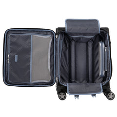 Travelpro Platinum Elite Softside Expandable Luggage, 8 Wheel Spinner Suitcase, USB Port, Suiter, Men and Women U9