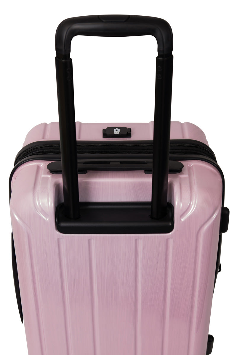 NONSTOP New York Elite Luggage Expandable Lightweight Spinner Wheels hard side shell Travel Suitcase Set, TSA Lock, Double USB Port, 3 packing cubes ( Blush Pink , 3-piece Set (20/24/28) ) Blush Pink 3 Piece Set 20 24 28 U5