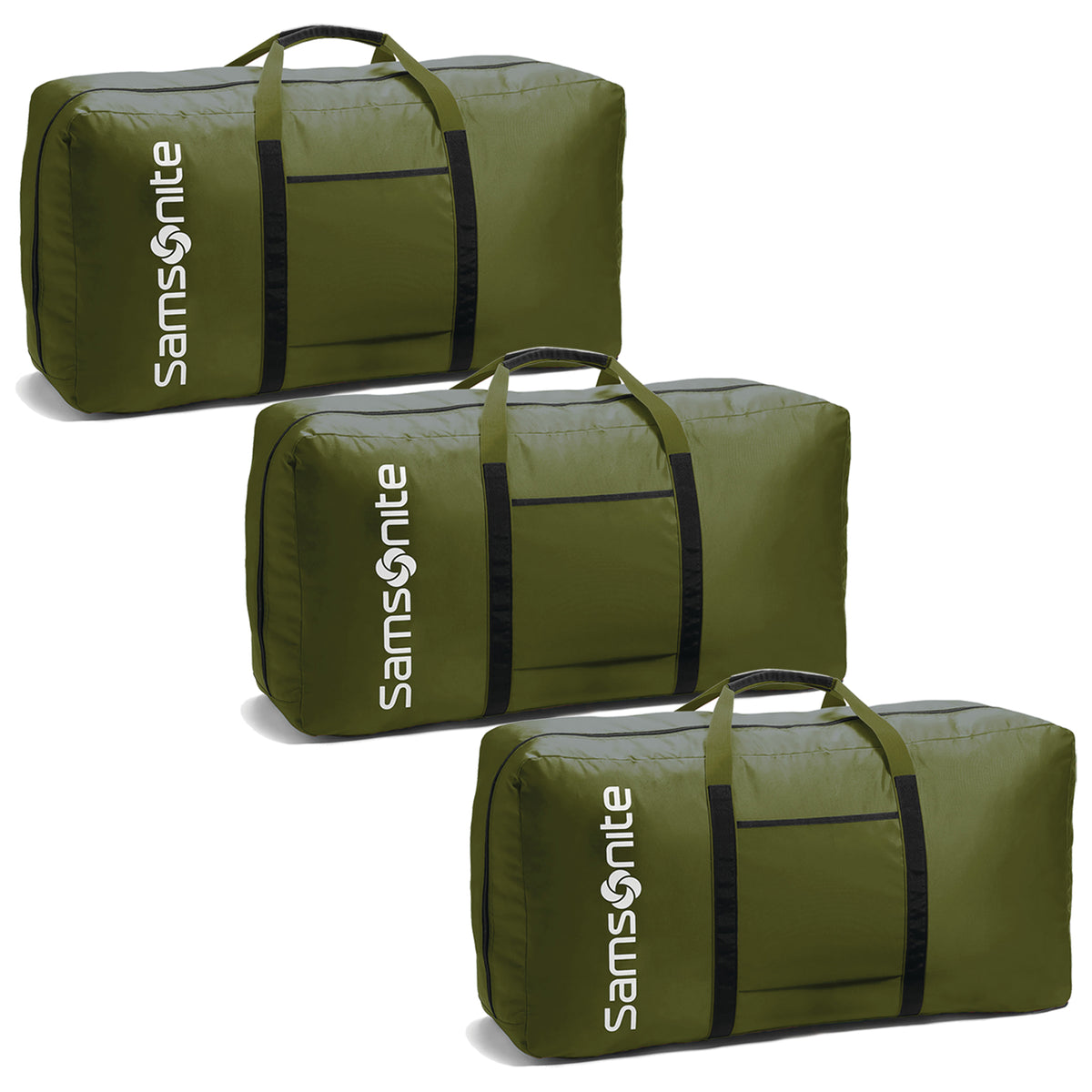 Samsonite Tote-A-Ton 32.5-Inch Duffel Bag Army Green 3 Pack U1