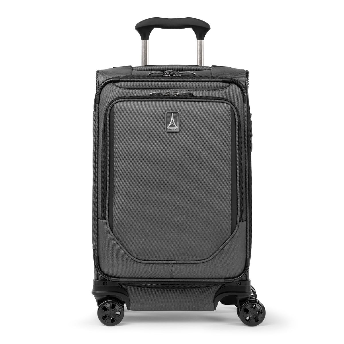 Travelpro Crew Classic Lightweight Softside Expandable Luggage, 2 Wheel Upright Rollaboard Suitcase, Men and Women ( Titanium Grey , Carry On 21-Inch ) Titanium Grey Carry On 21 Inch U11